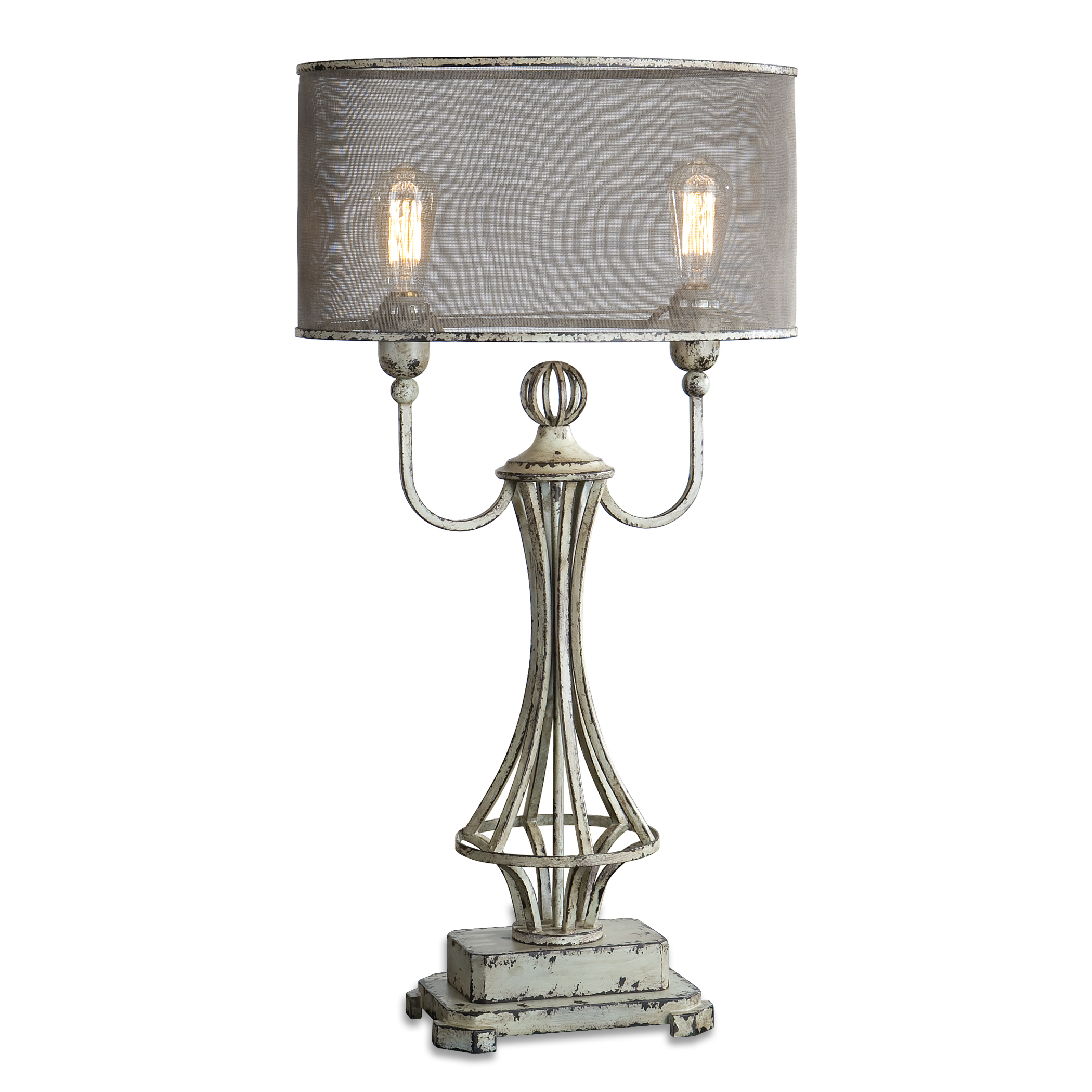 Picture of PONTOISE AGED IVORY TABLE LAMP